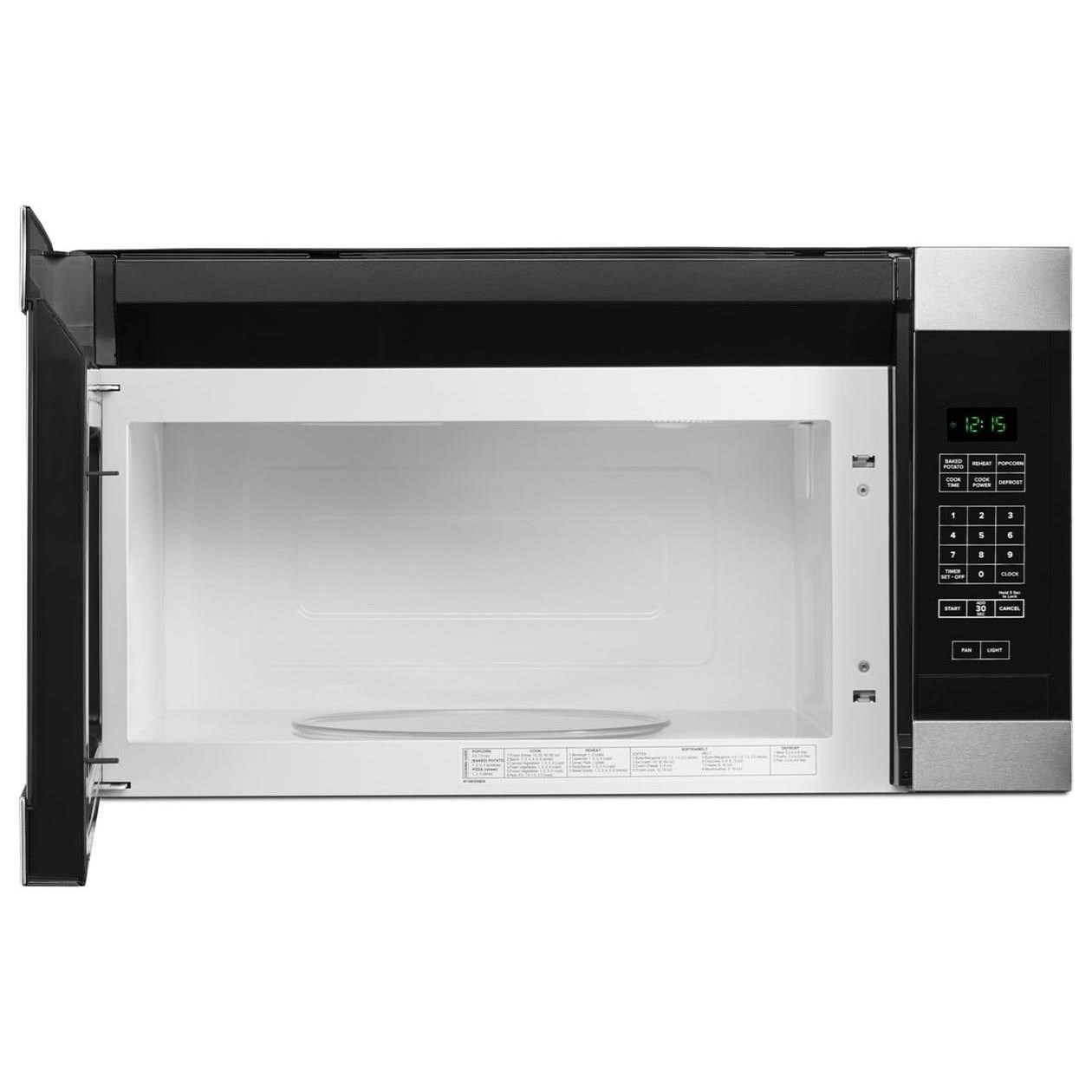 Amana AMV2307PFS 1.6 Cu. Ft. Over the Range Microwave with Add 0